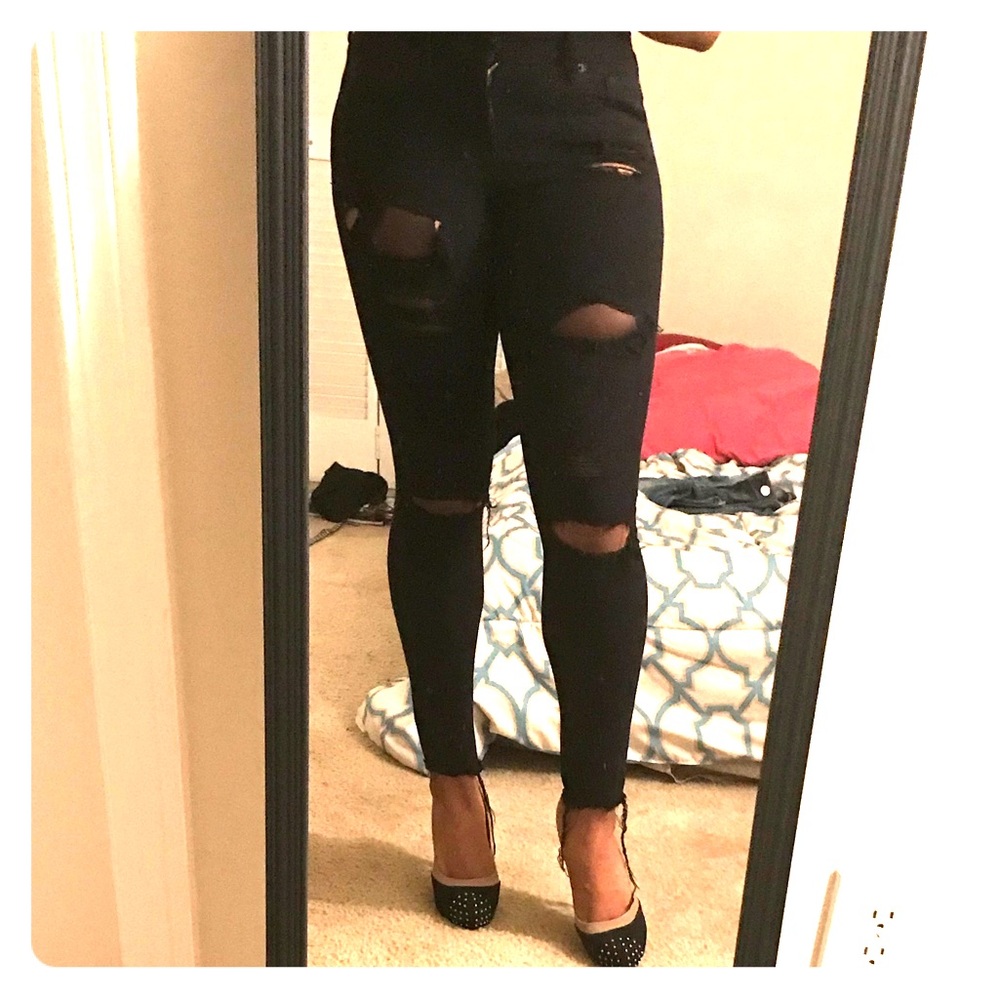 Mid rise jeans